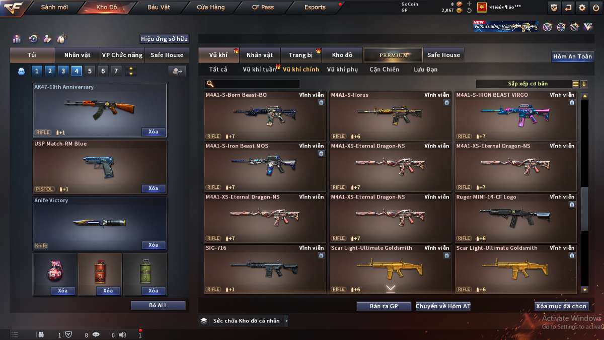 shop acc cf uy tin gia re